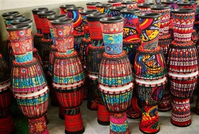 Бубен з овчини, бубон із ПВХ, легкий бубен та багато інших африканських барабанів